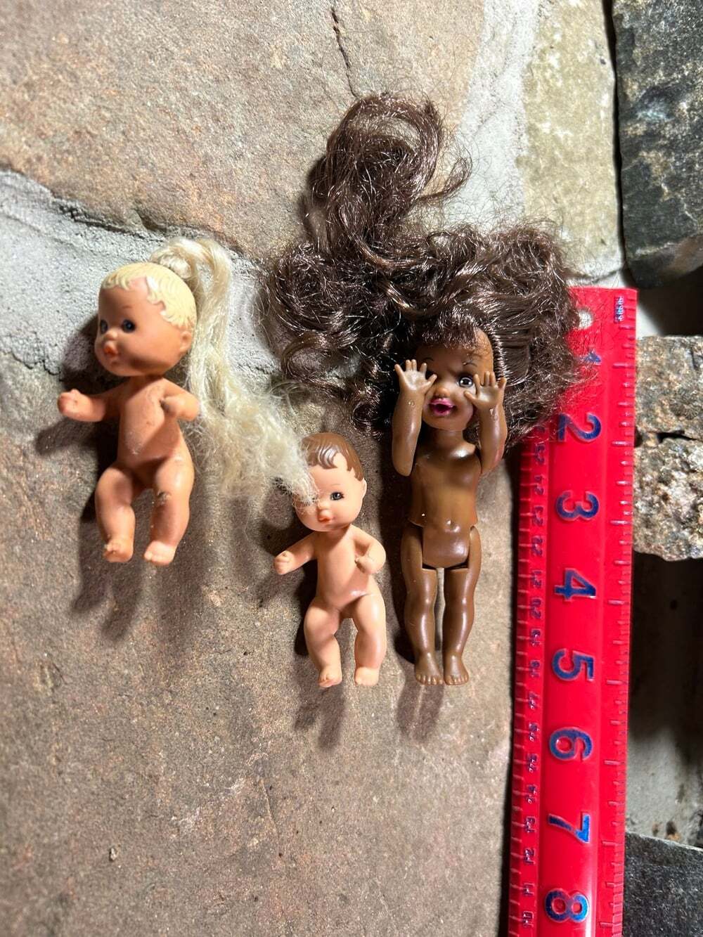 1994 Matel 4.5" African American Baby Girl Doll,Baby Krissy dolls